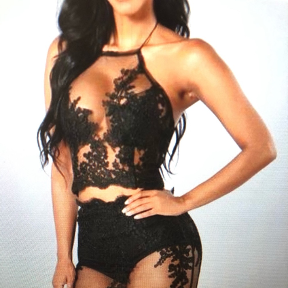 NWT Crop/Halter Top and Matching Skirt LAST 1